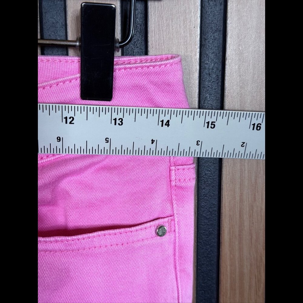White House Black Market Pants 2R Womens Pink Skinny Denim Slim Ankle Stretch - Picture 3 of 9